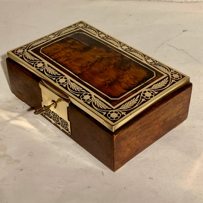 Antique Erhard &amp; Söhne Art Nouveau jewelry box from the early 1900s.