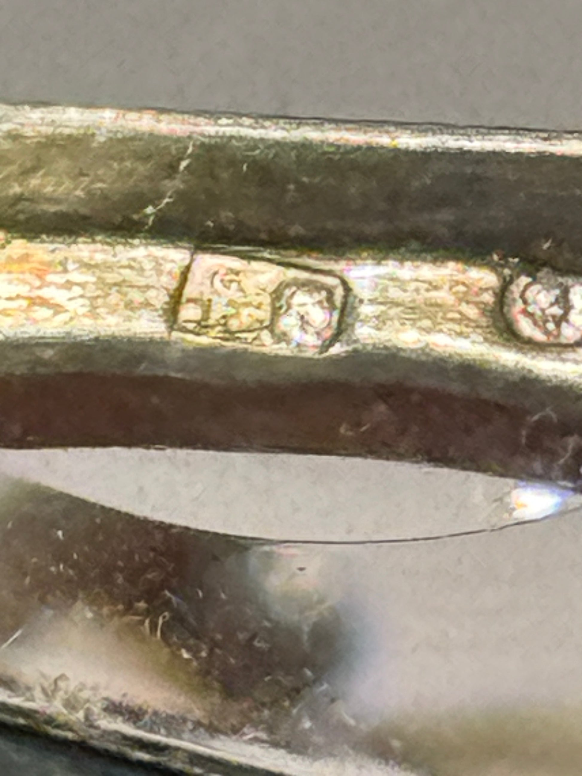 Vintage unika skønvirkestil Rav & Sterlingsølv armbånd. Gdansk, Polen. Fra 1980érne