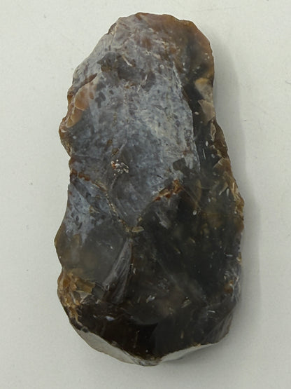 Dansk Stenalder. Kerneøkse med specialiseret æg, i flint. Jæger stenalder: 8800-4800 F.Kr