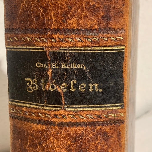 Biblen, Chr. H. Kalkar. Fra 1847. Det gamle testamente m.m