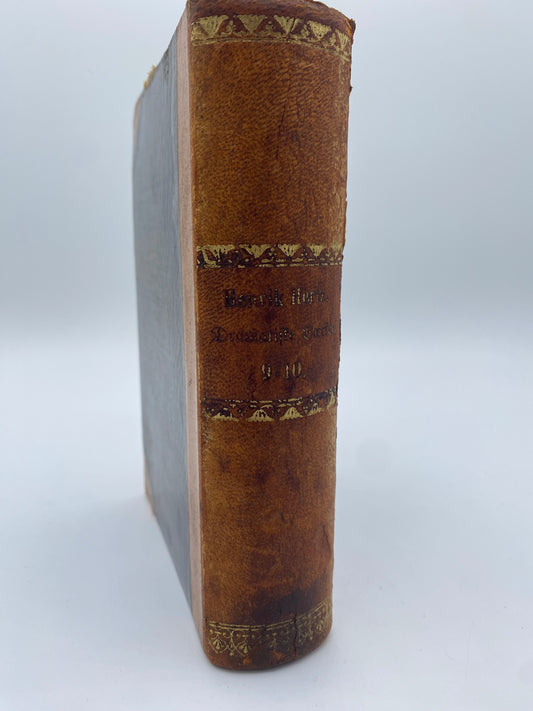 Dramatiske Værker. Af Henrik Hertz. 9. Og 10. Bind. Antikvarisk dansk bog. 1. Udgave. 1. Oplag. Fra 1855