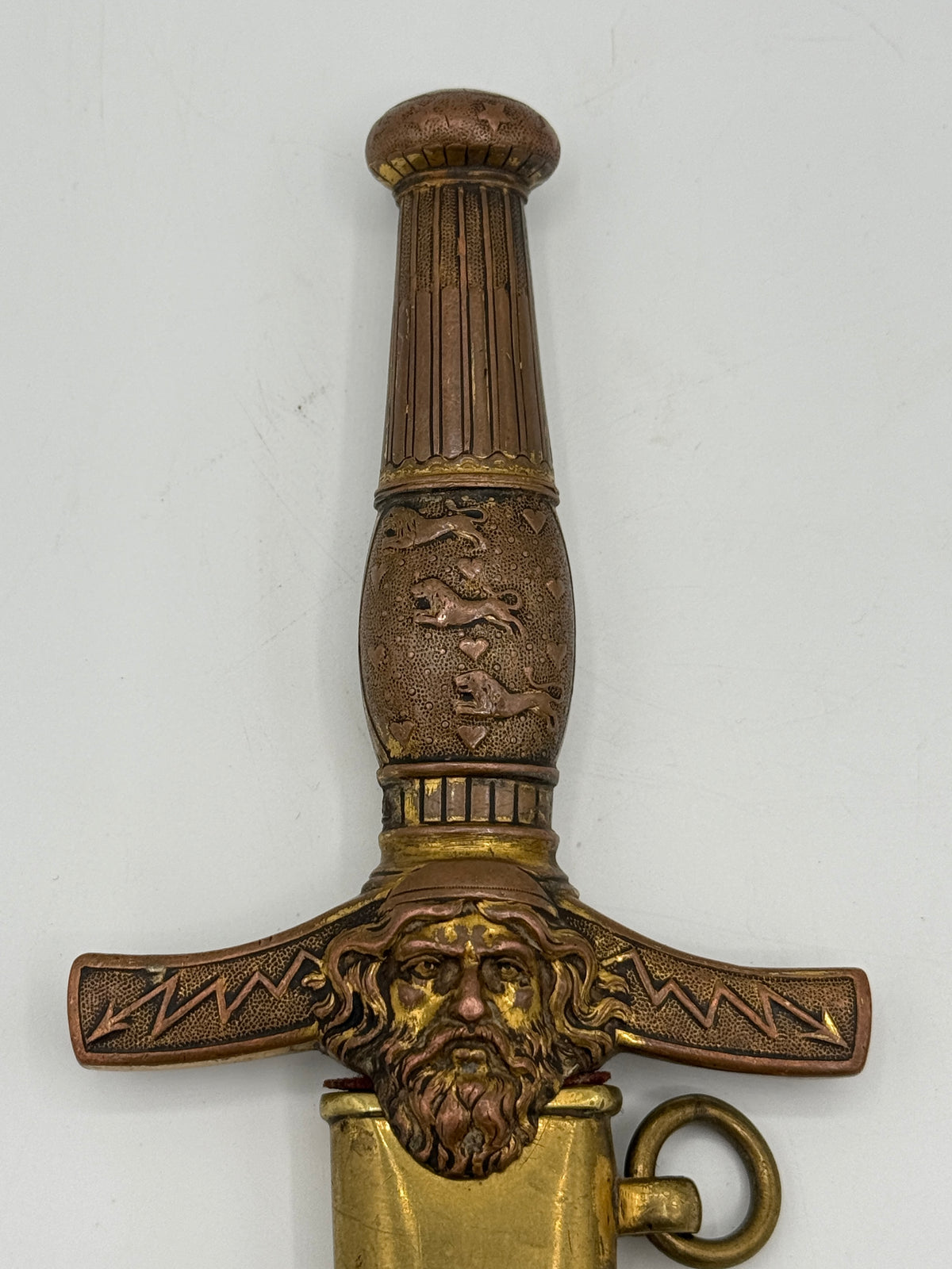 Dansk “Maske” Dolk M/1870. Sjælden