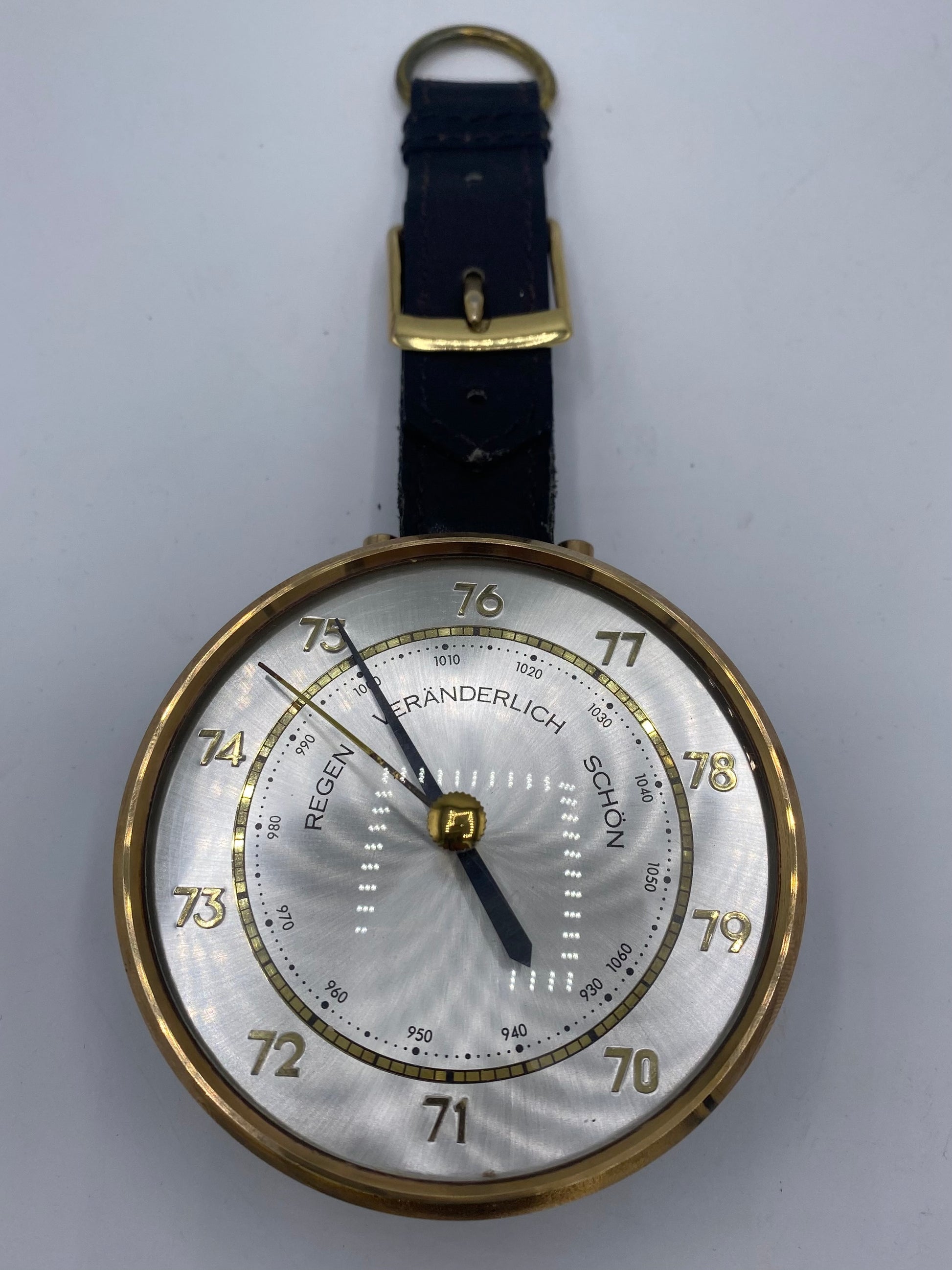 Vintage Dalvey Rejsebarometer. Skotland. Slut 20. årh