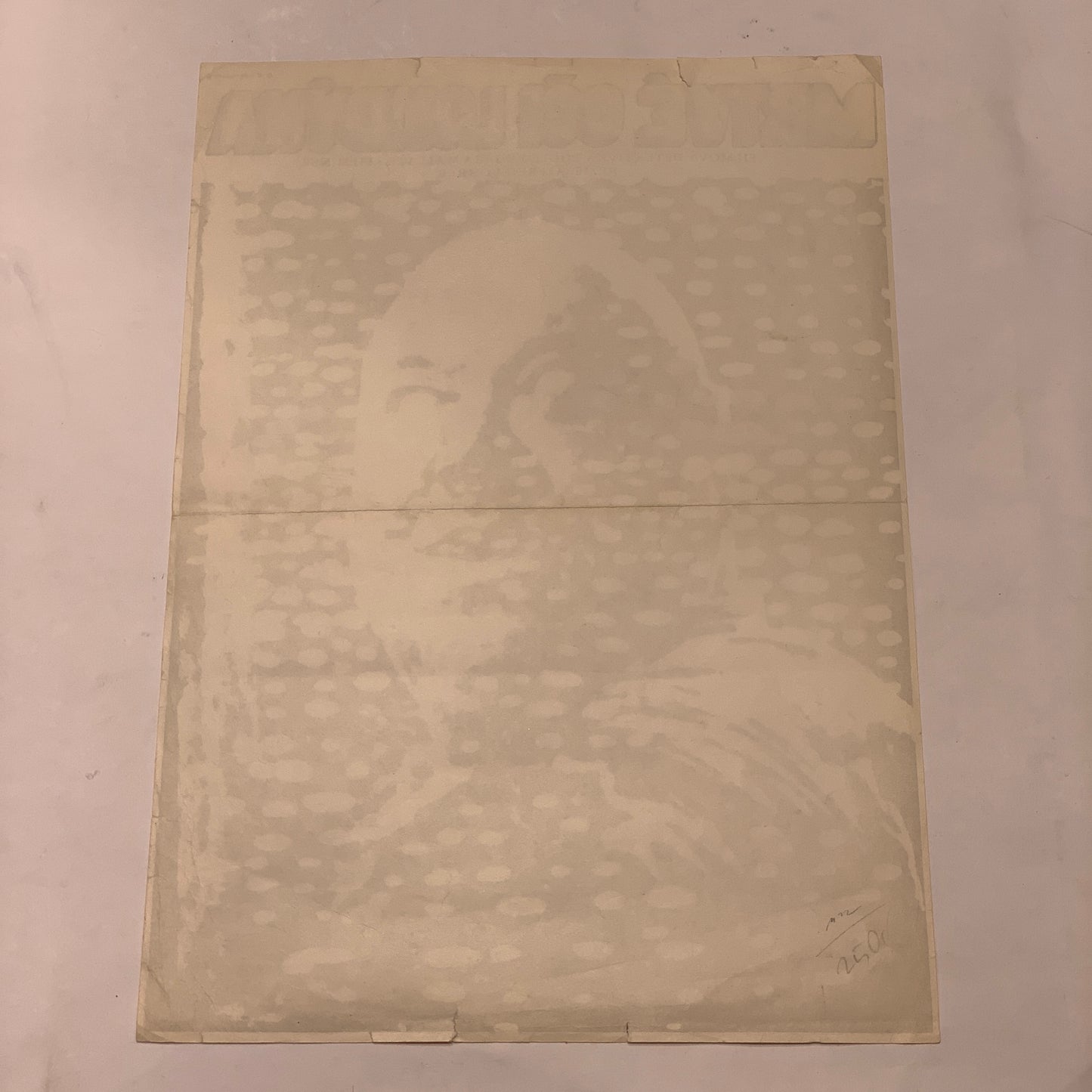 Vintage tjekkisk “The dead eyes of London” filmplakat, fra 1971.