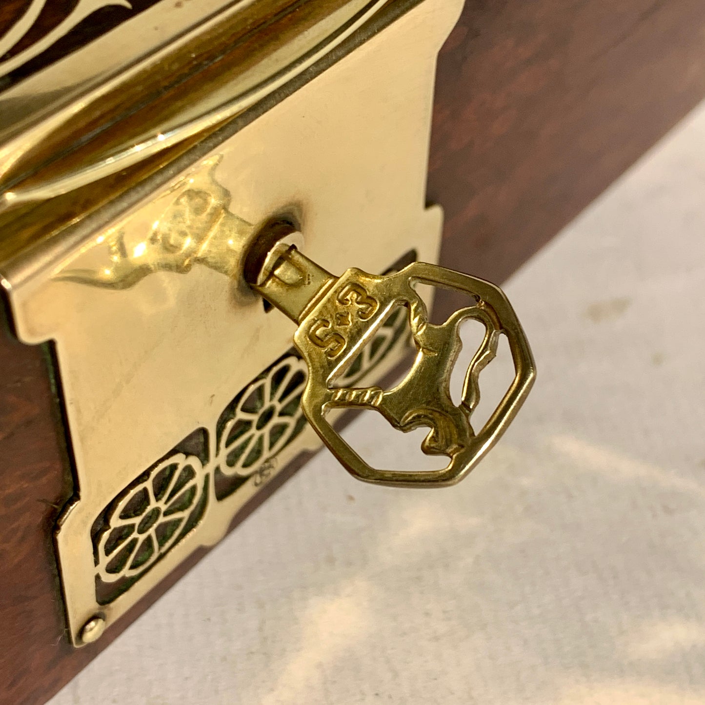 Antique Erhard &amp; Söhne Art Nouveau jewelry box from the early 1900s.