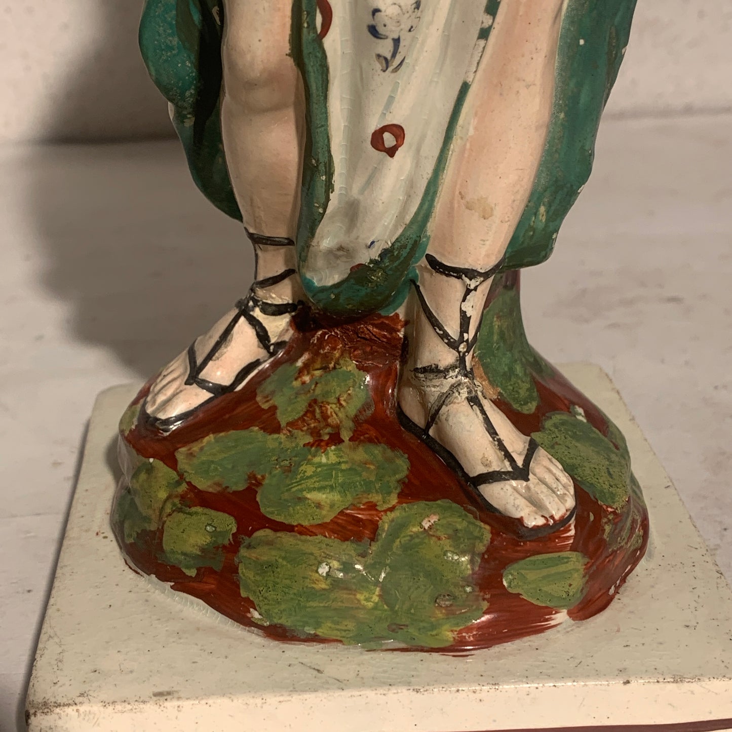 Antique Staffordshire Pearlware, Diana (Artemis), Goddess of the Hunt, from 1820.