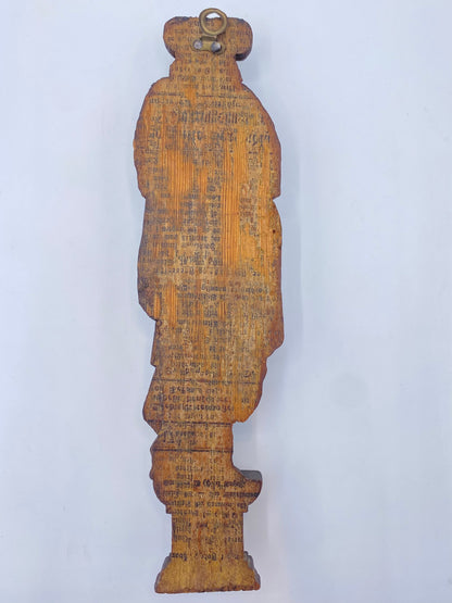 Jomfru Maria med barn. Udskåret kirke altertavle figur. Skandinavien. Fra d. 17.Årh