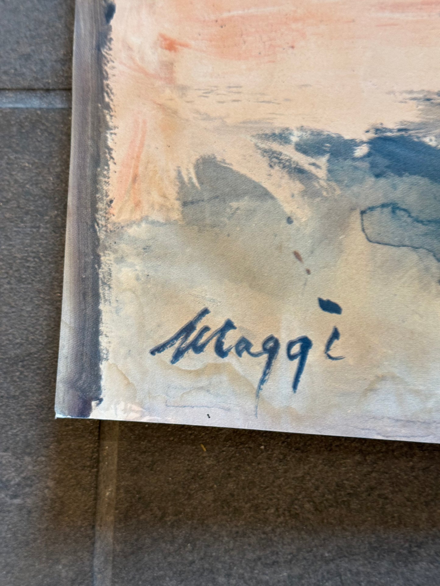 Maggi Baaring(f.1913-2004.)Vintage vinter plakat.