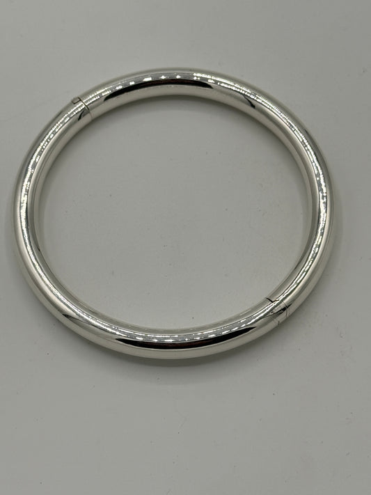 Vintage modernistisk rund Sterlingsølv armring. Fra 1980érne