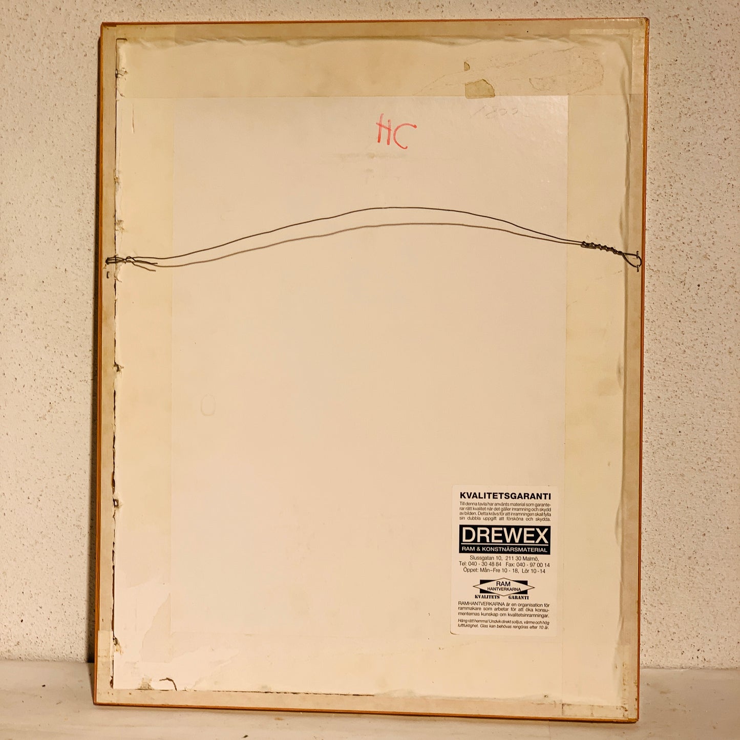 Svensk Mixed media kunst. Signeret BOR 98. Fra 1998