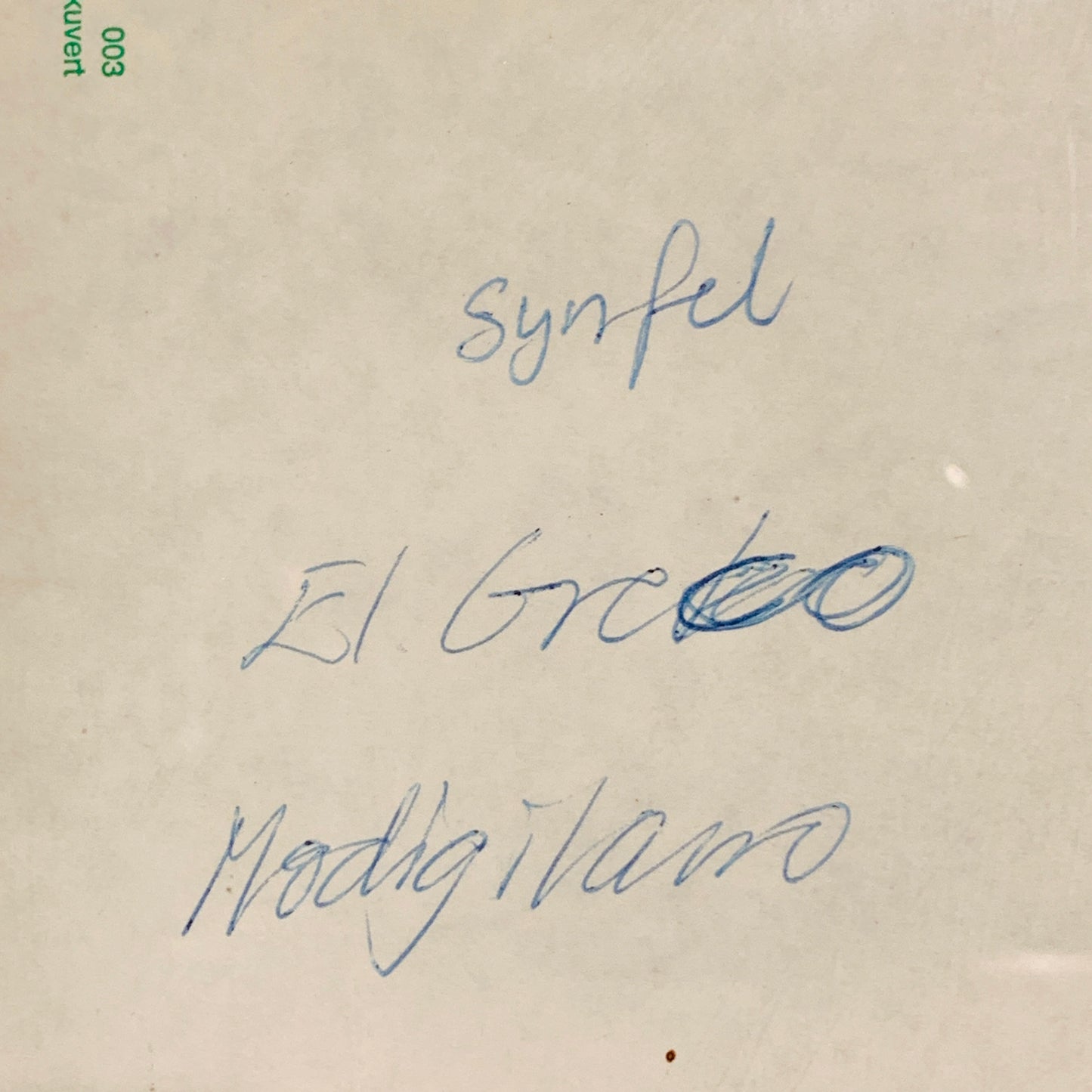 Mixed media kunst fra 1998. Signeret BOR 98