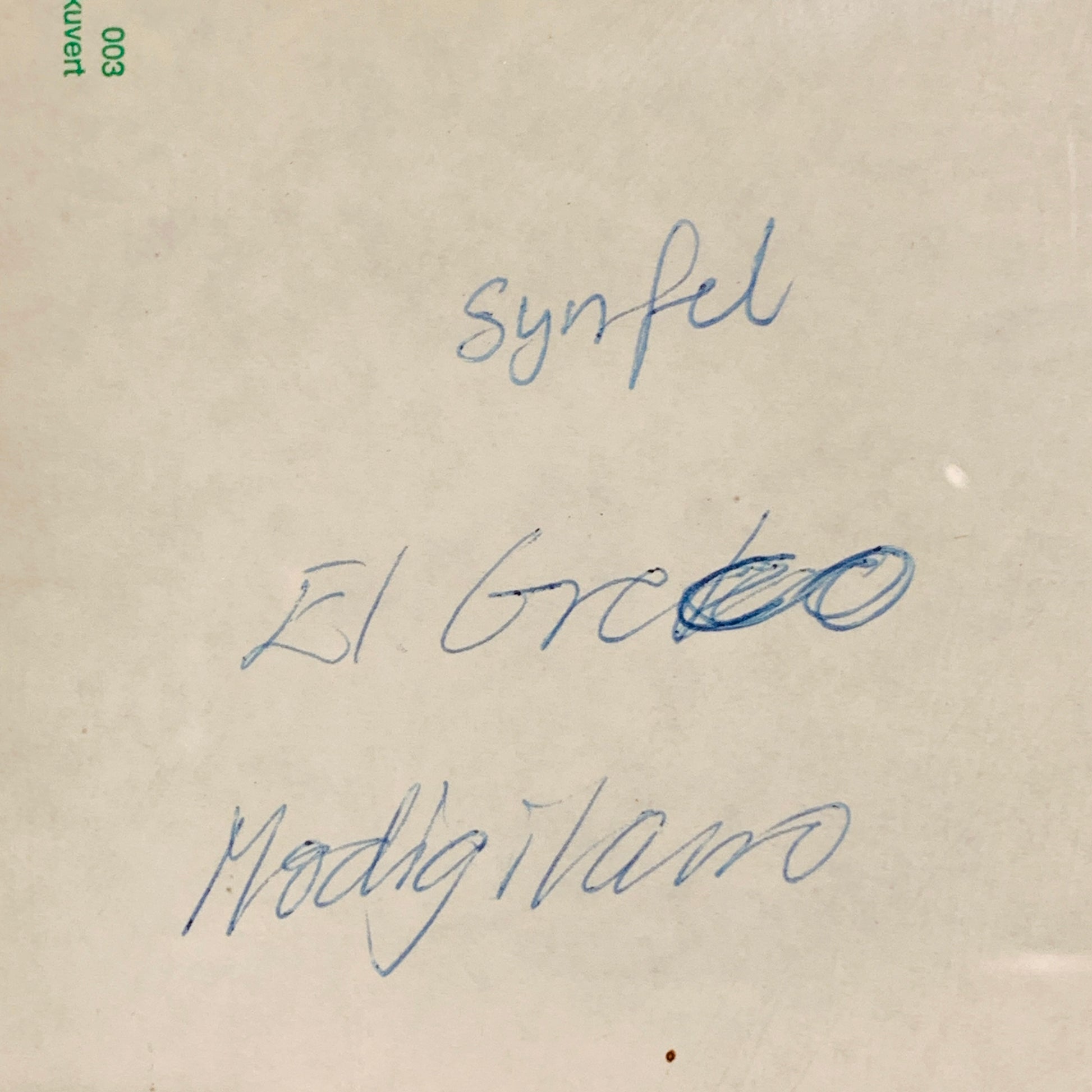 Mixed media kunst fra 1998. Signeret BOR 98