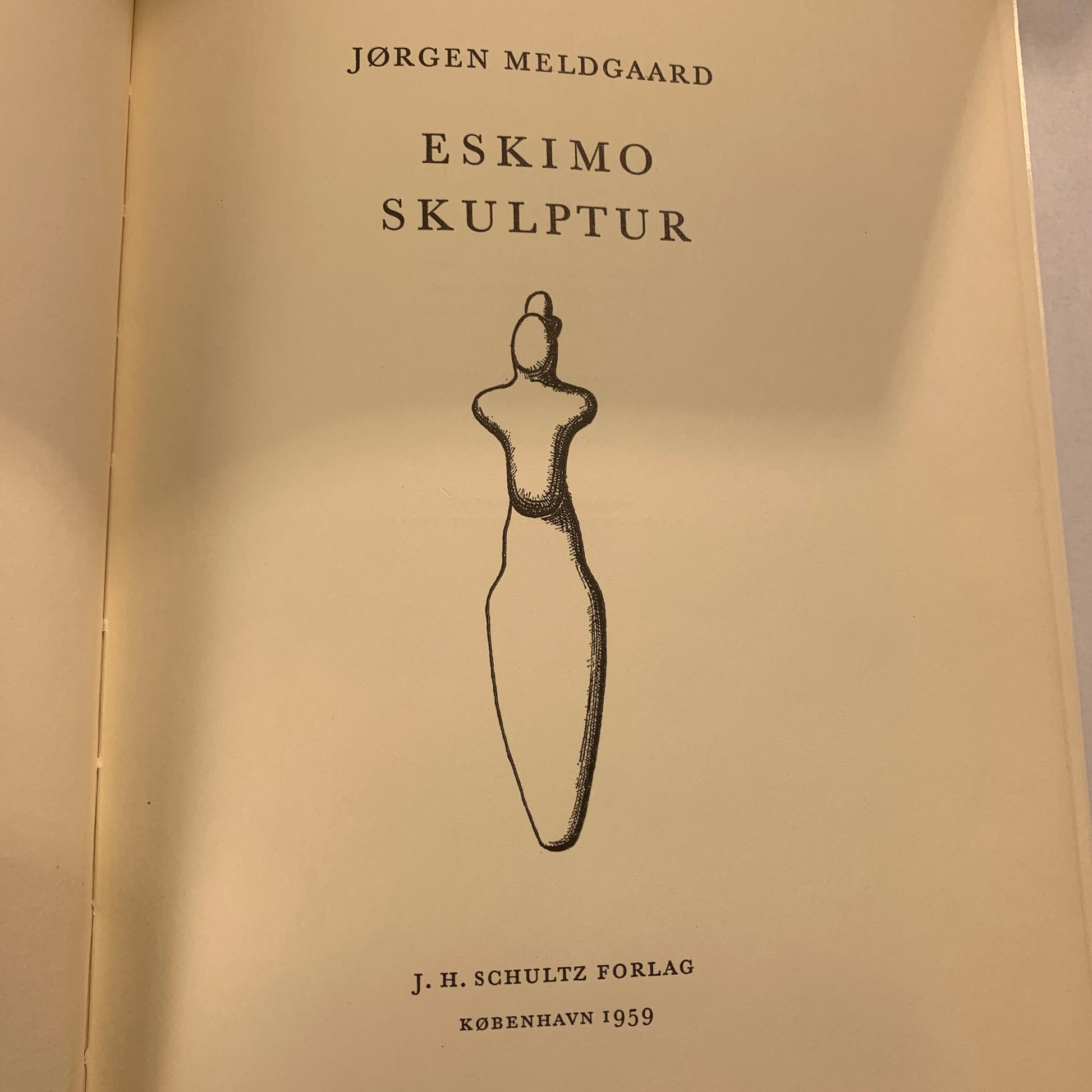 Jørgen Meldgaard's Eskimo sculpture from 1959