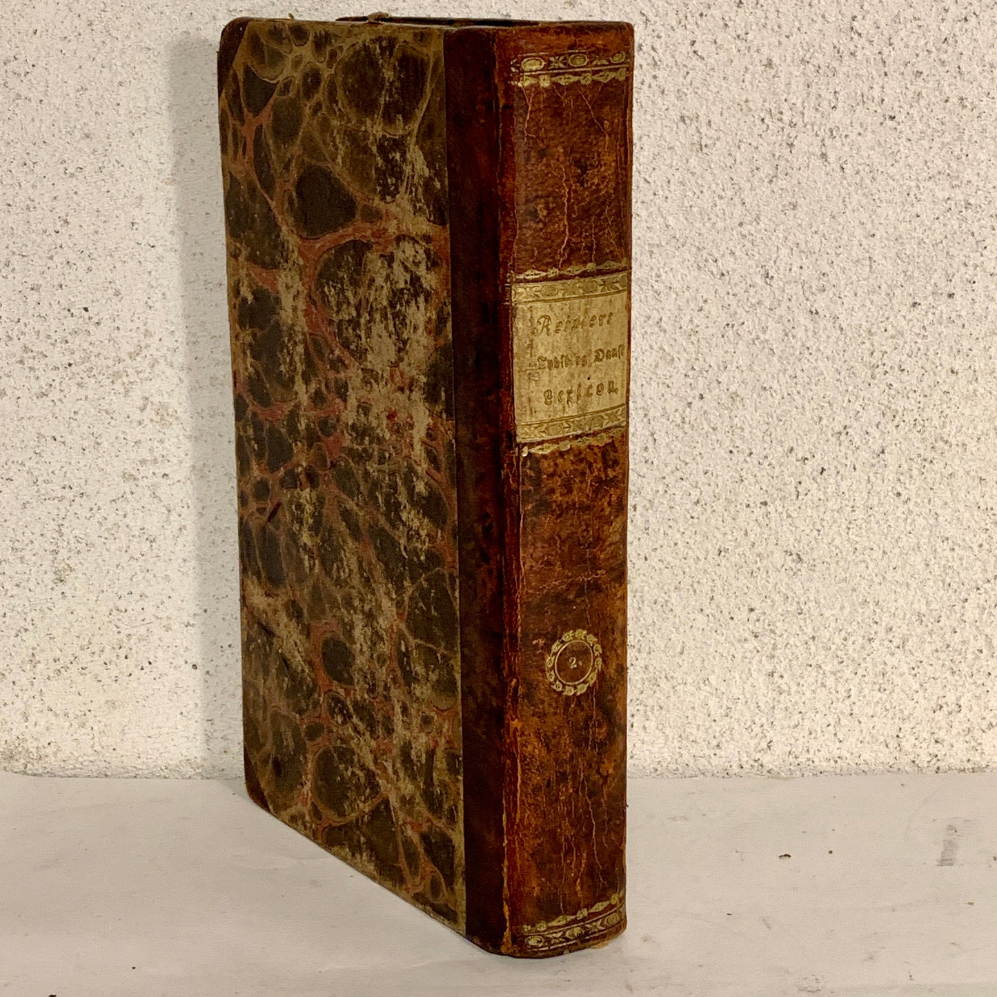 Carl Gottlob Reisler. German and Danish Lexicon 2. Antiquarian Danish book. From 1824-1831.