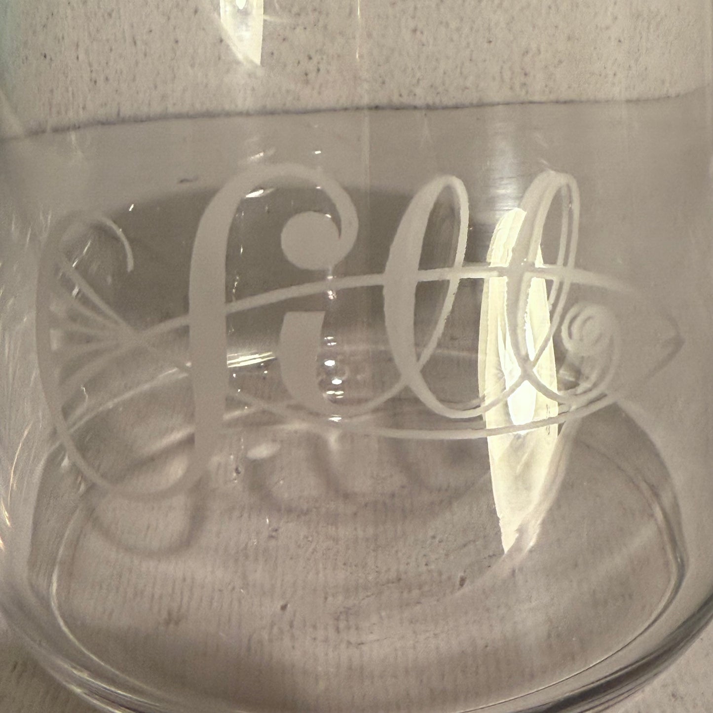 Vintage sugar glass low bowl with teak lid