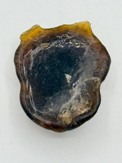 Oldsag. ca. 2000 år gl. Teaterbillet i glas. Græsk/Indisk kultur. Gandhara/ Baktrisk Afghanistan