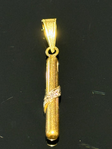 Alton, Vintage 18K.Guld vedhæng, med brillianter. Sverige, 1960-80érne