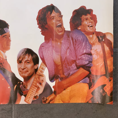 Vintage tysk Rolling Stones tour promo plakat, fra 1982.