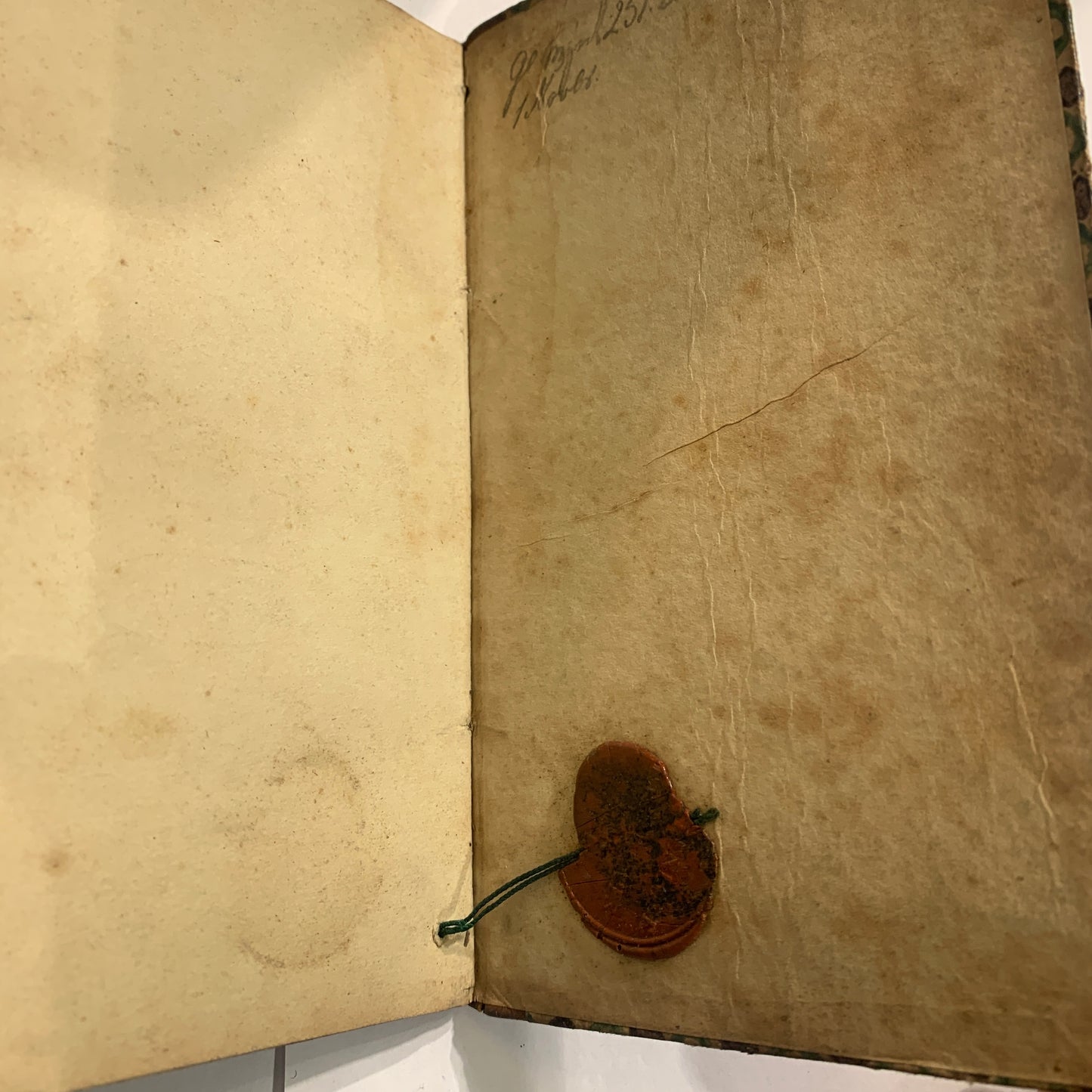 Skudsmaalsbog med lak segl-Martha Pedersdatter, fra 1845.