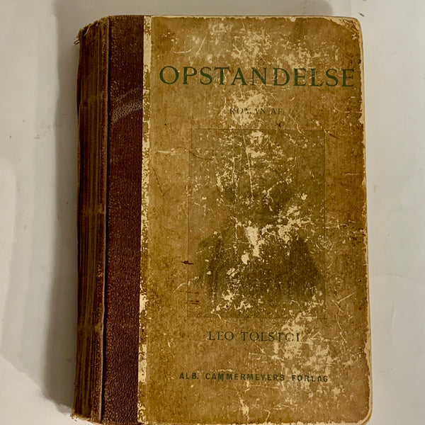 Leo Tolstoy. Opstandelse. Antikvarisk norsk bog. Fra 1900.