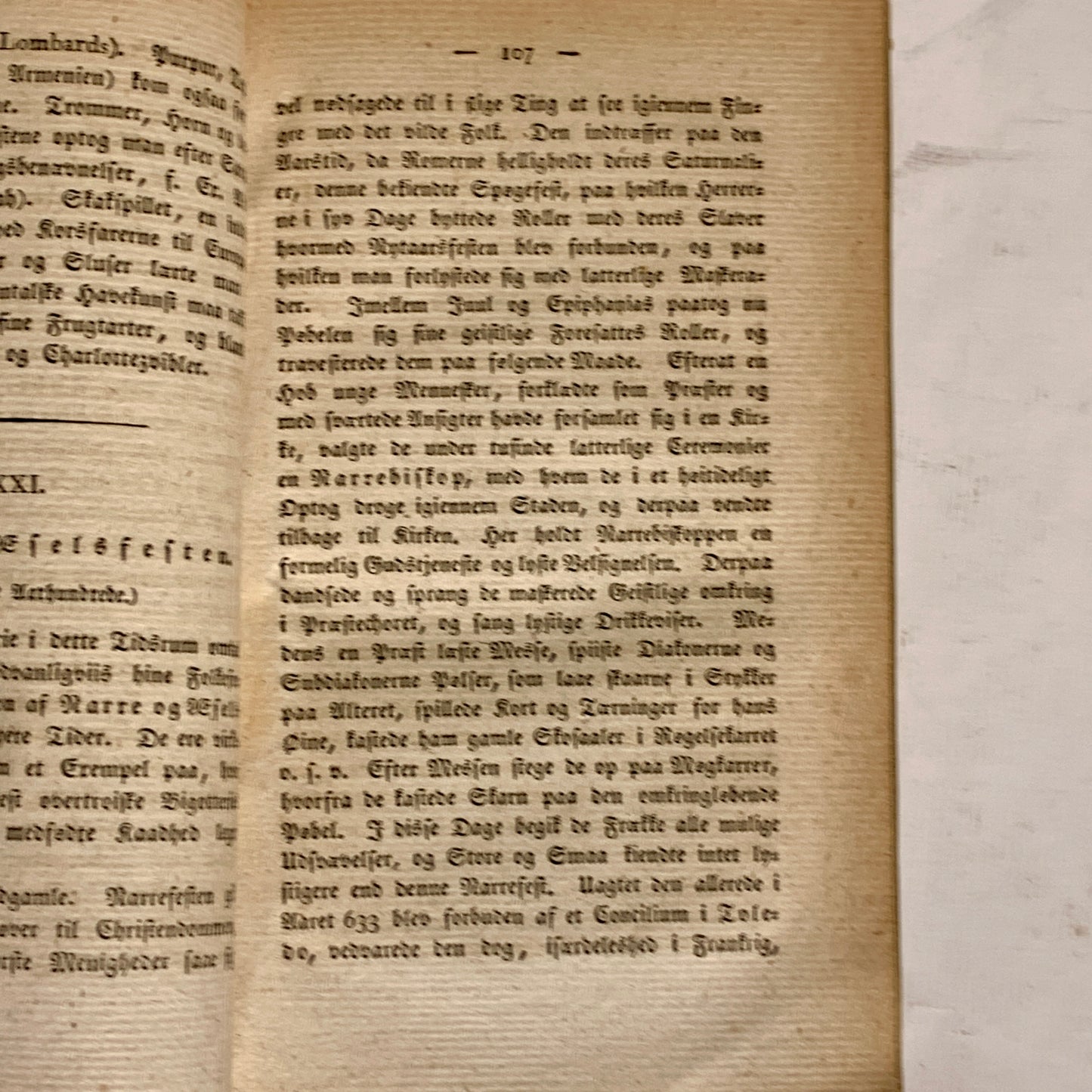 Karl Friedrich Becker's World History. Antiquarian Danish book from 1823.