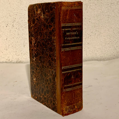 Karl Friedrich Becker's World History. Antiquarian Danish book from 1823.