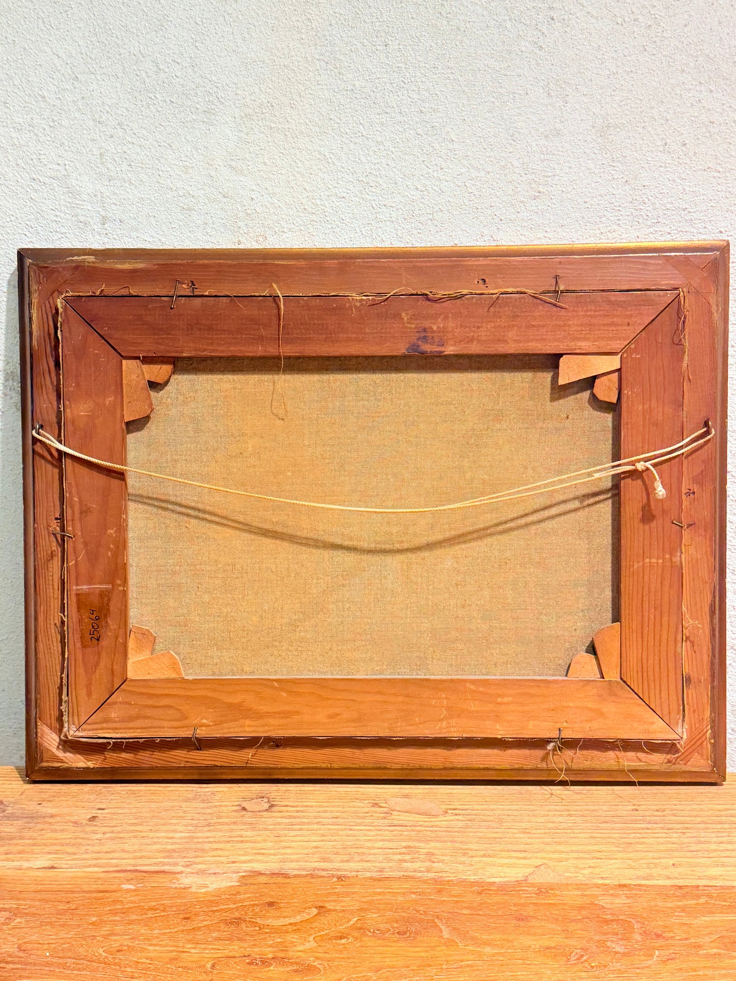 Niels Christiansen (f.1873-1960). Græssende heste. Naturalistisk  oliemaleri.