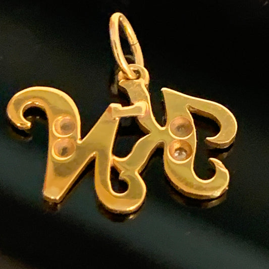 Guld vedhæng med Brillianter