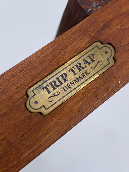Vintage Trip Trap serveringsbakke i teak. Dansk. 1980'erne