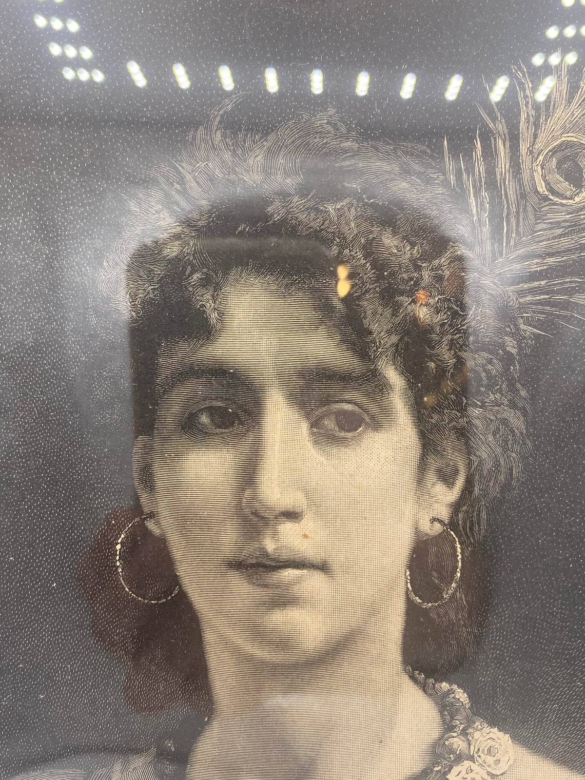 Esmeralda. Antik dansk træsnitsgravering. Fra 1895