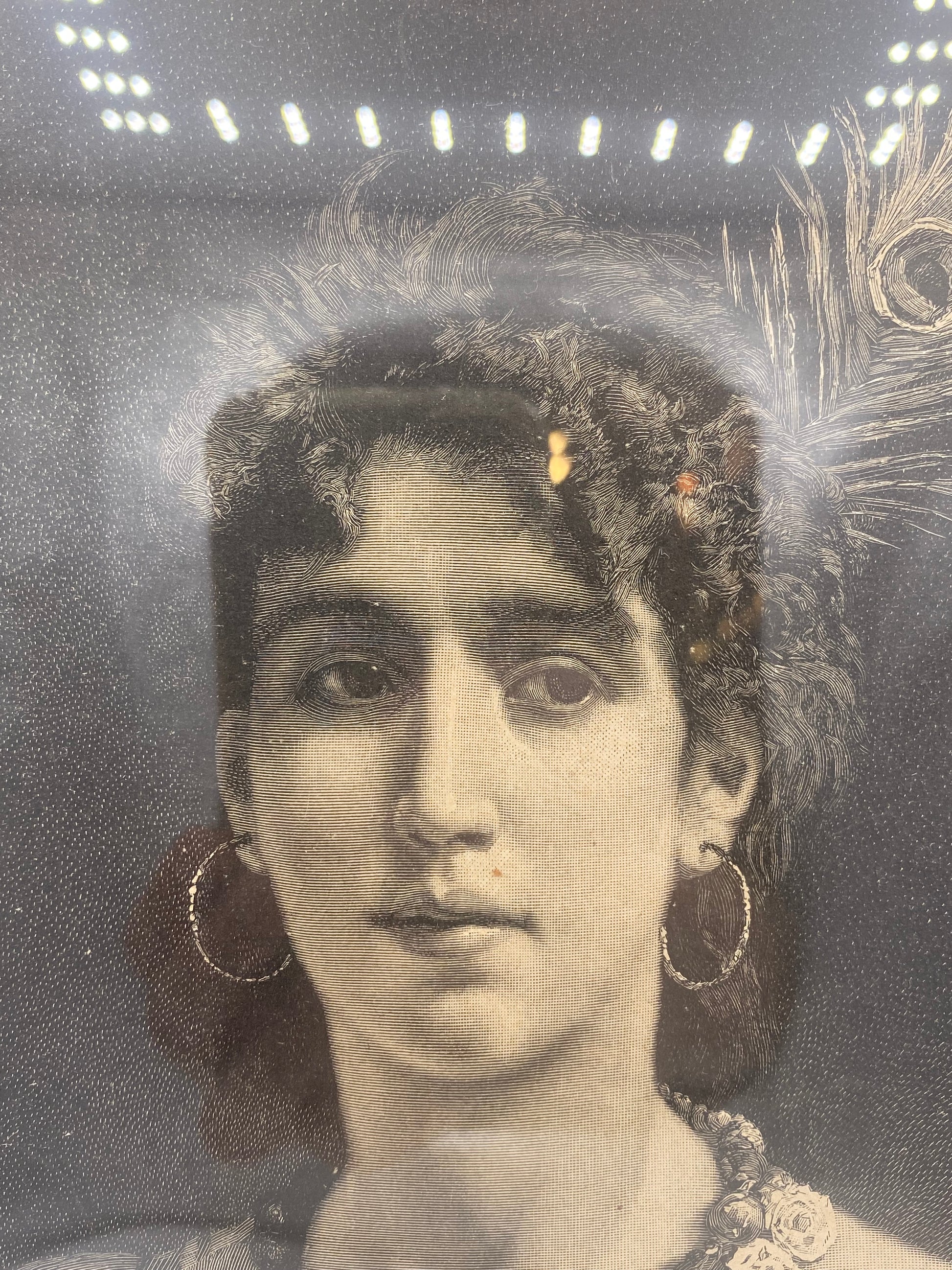 Esmeralda. Antik dansk træsnitsgravering. Fra 1895