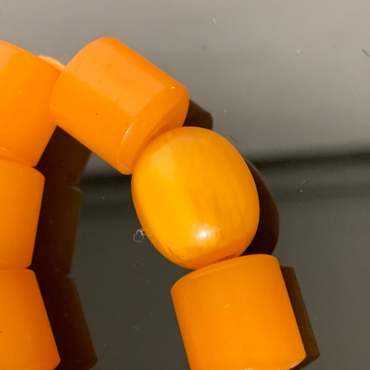 Vintage Bakelit Perle Halskæde