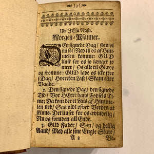 Antik Psalme bog, fra 1691. Sjælden antikvarisk dansk bog.