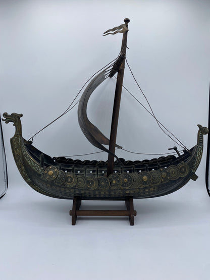 Edward Aagaard, ældre bronze Viking Drageskib, fra 20. årh