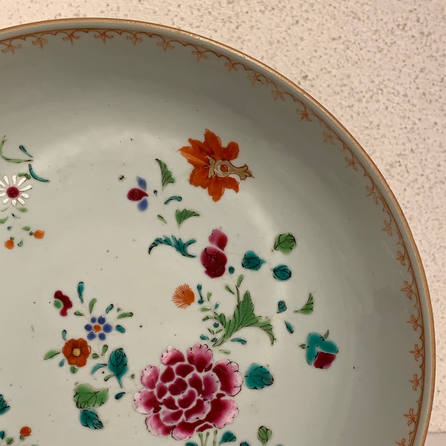 Chinese famille rose bowl, Qianlong Dynasty (1735-1796.)