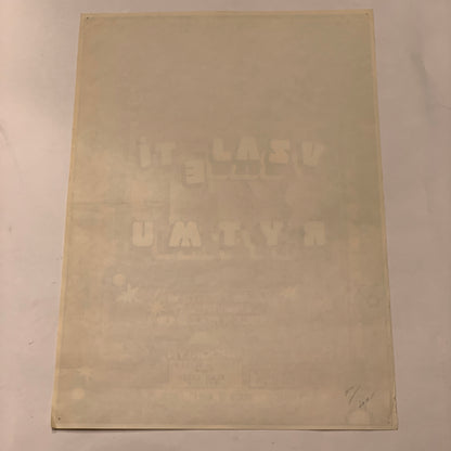 Vintage tjekkisk “American hot wax” filmplakat, fra 1981.