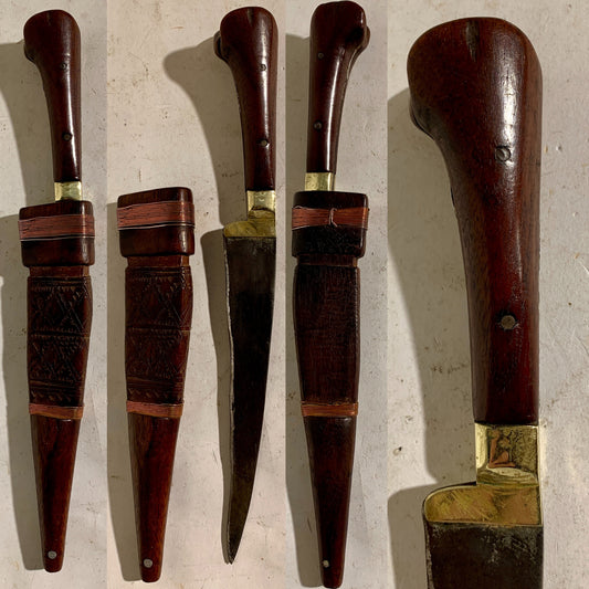 Antik Khyber Choora kniv, Afghanistan. Fra 1800 tallet.