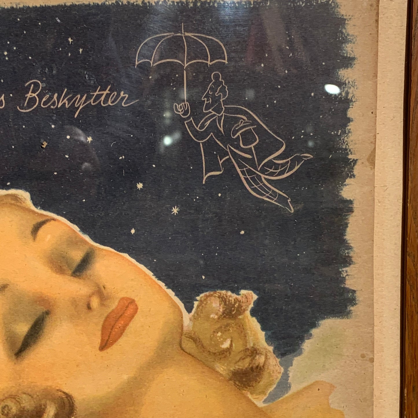 Original Fajaco Glycerin reklame, fra 1940. Indrammet.