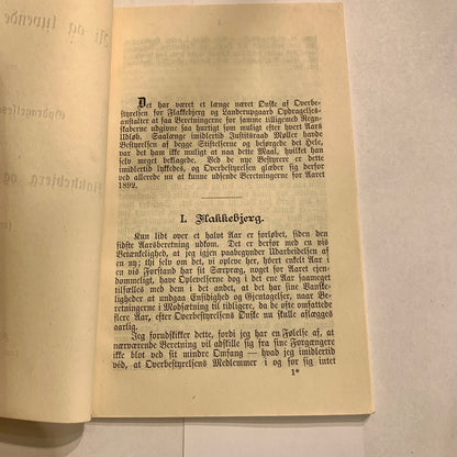 Report booklet on correctional institutions for 1892.