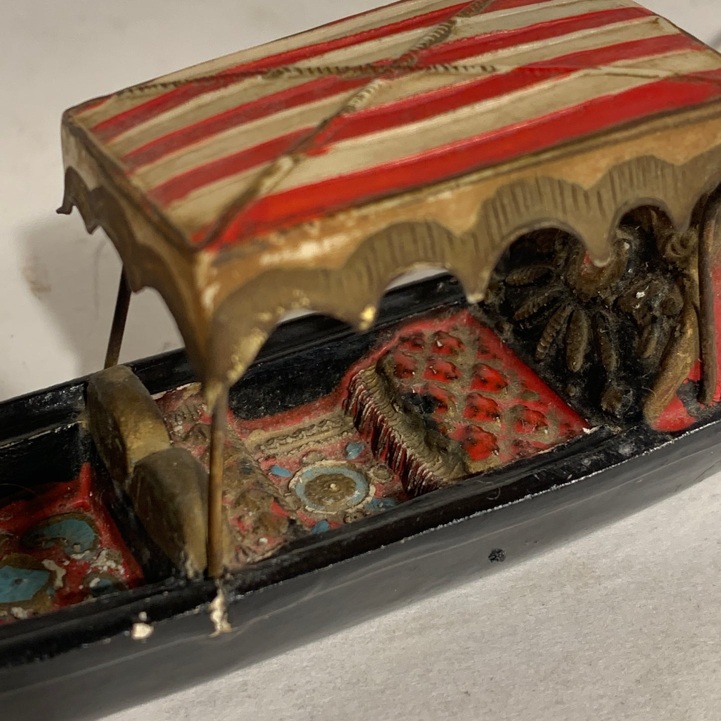 Vintage Venetian gondola.