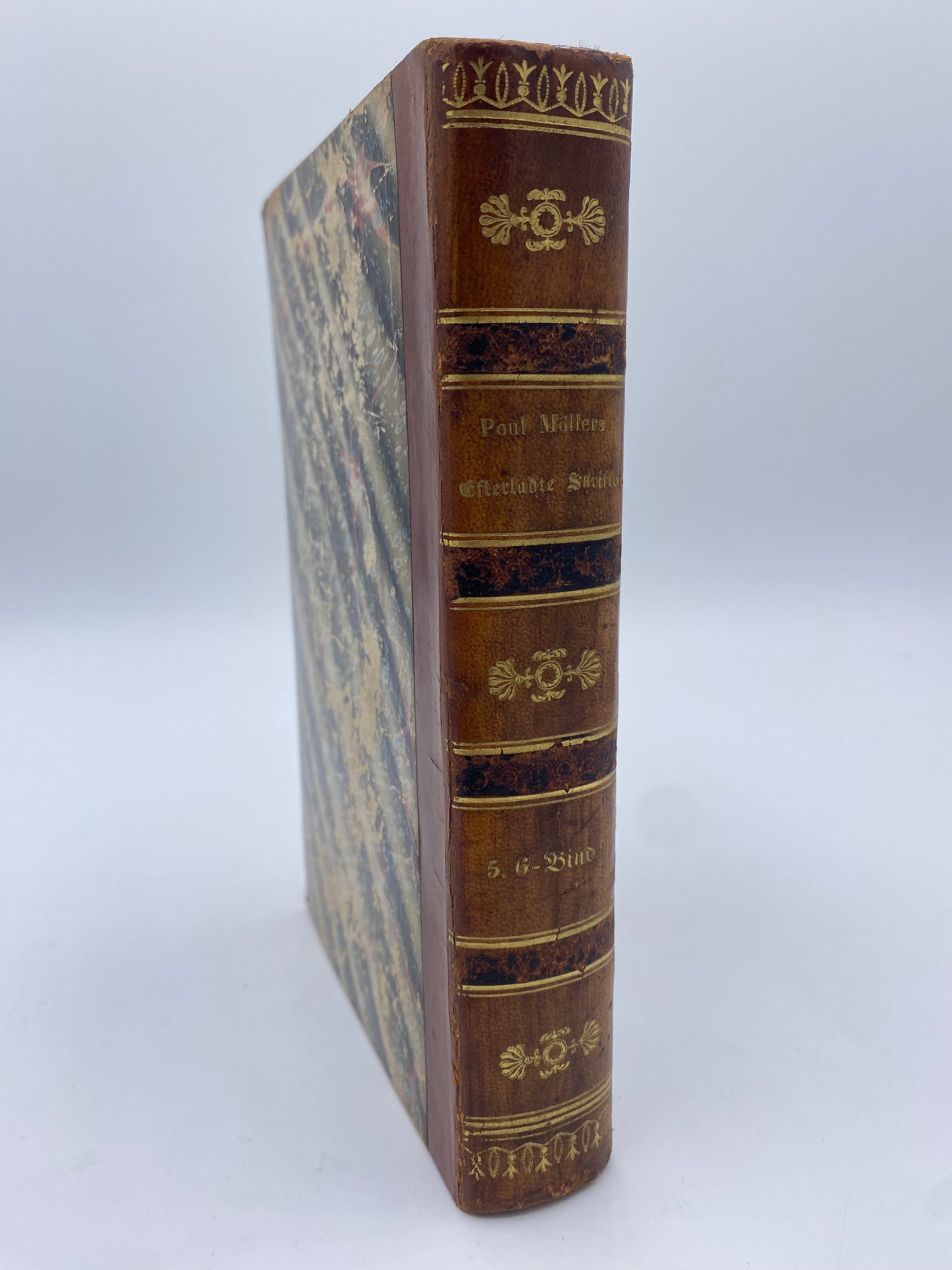 Efterladte Skrifter. 5. Bind. Af Poul M. Møller. Antikvarisk dansk bog. 2. Udgave. 1.Oplag. Fra 1849