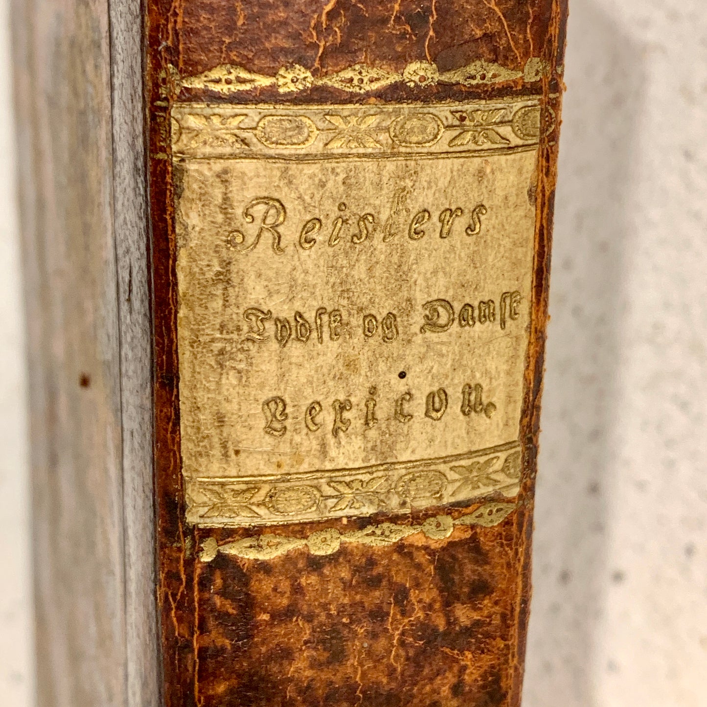 Carl Gottlob Reisler. German and Danish Lexicon 2. Antiquarian Danish book. From 1824-1831.