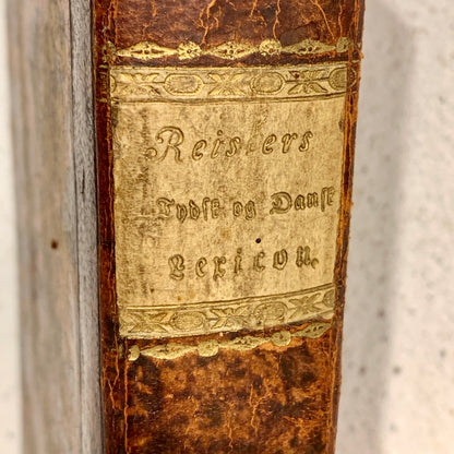 Carl Gottlob Reisler. German and Danish Lexicon 2. Antiquarian Danish book. From 1824-1831.