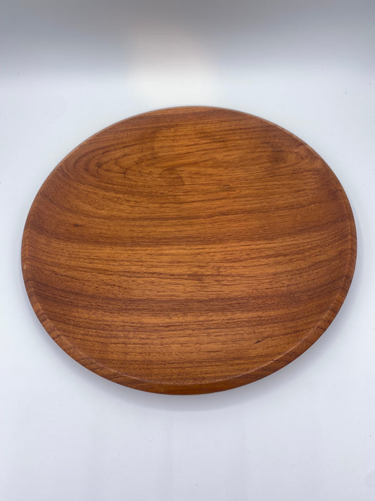 Wiggers. Vintage Dansk design Teaktræ fad, fra 1960'erne