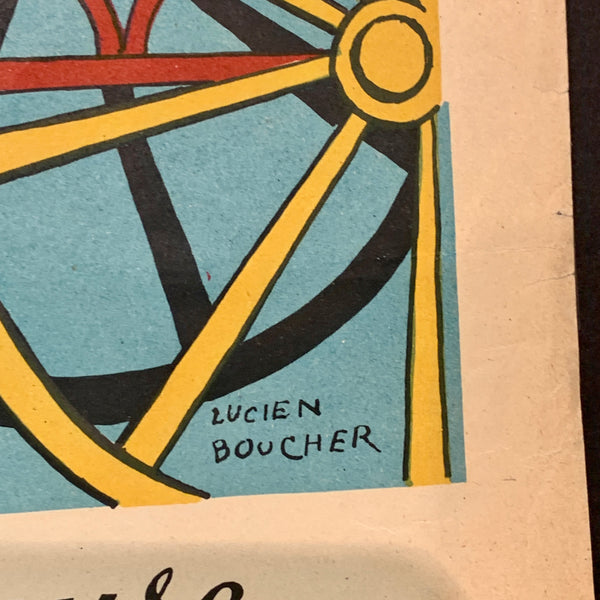 Fransk Lucien Boucher “Loterie Nationale”plakat, fra 1959.