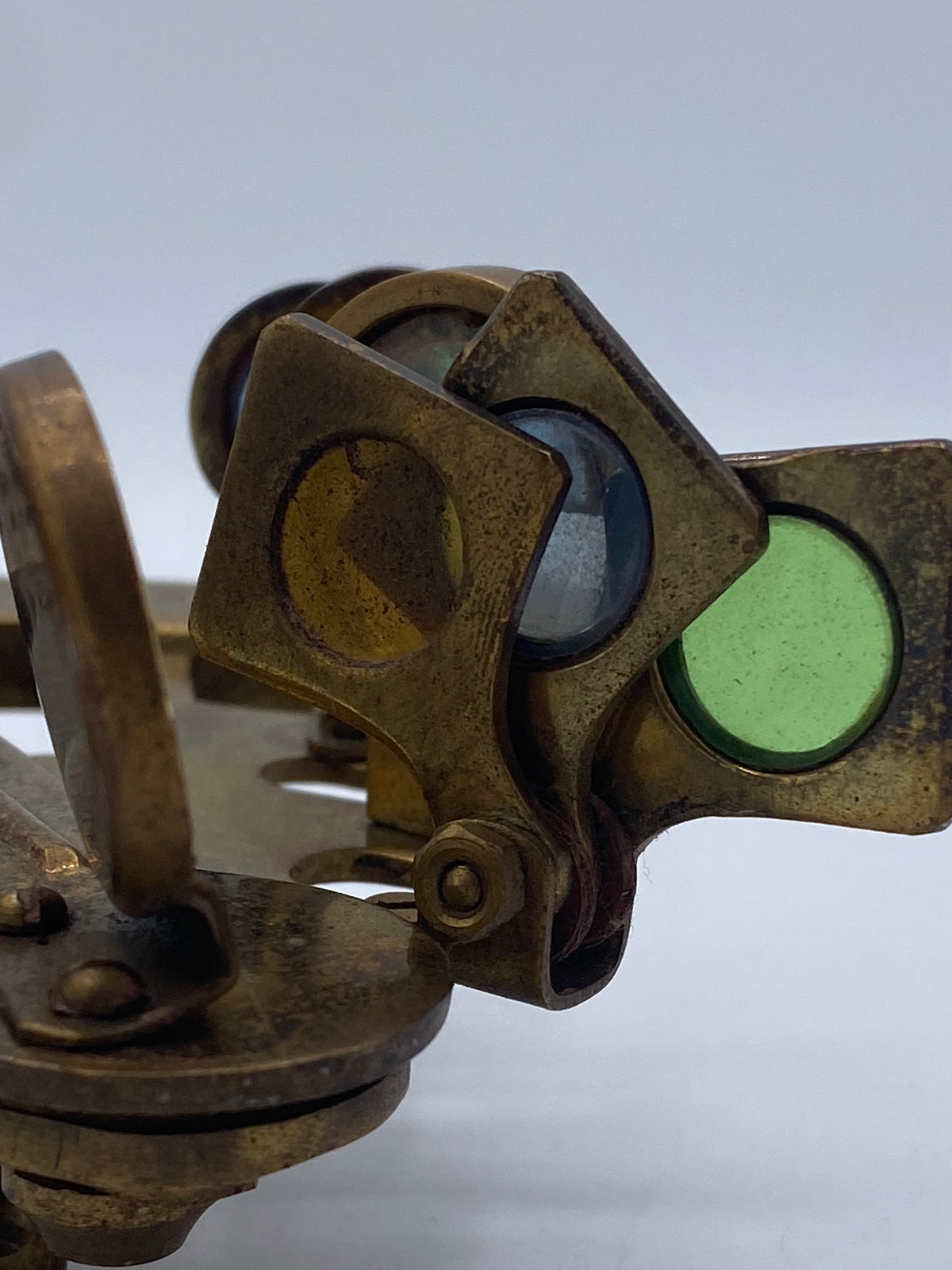 Maritimt sekstant-instrument i trækasse. Efter Troughton & Simms 1910. Indien. Sen 20. Årh
