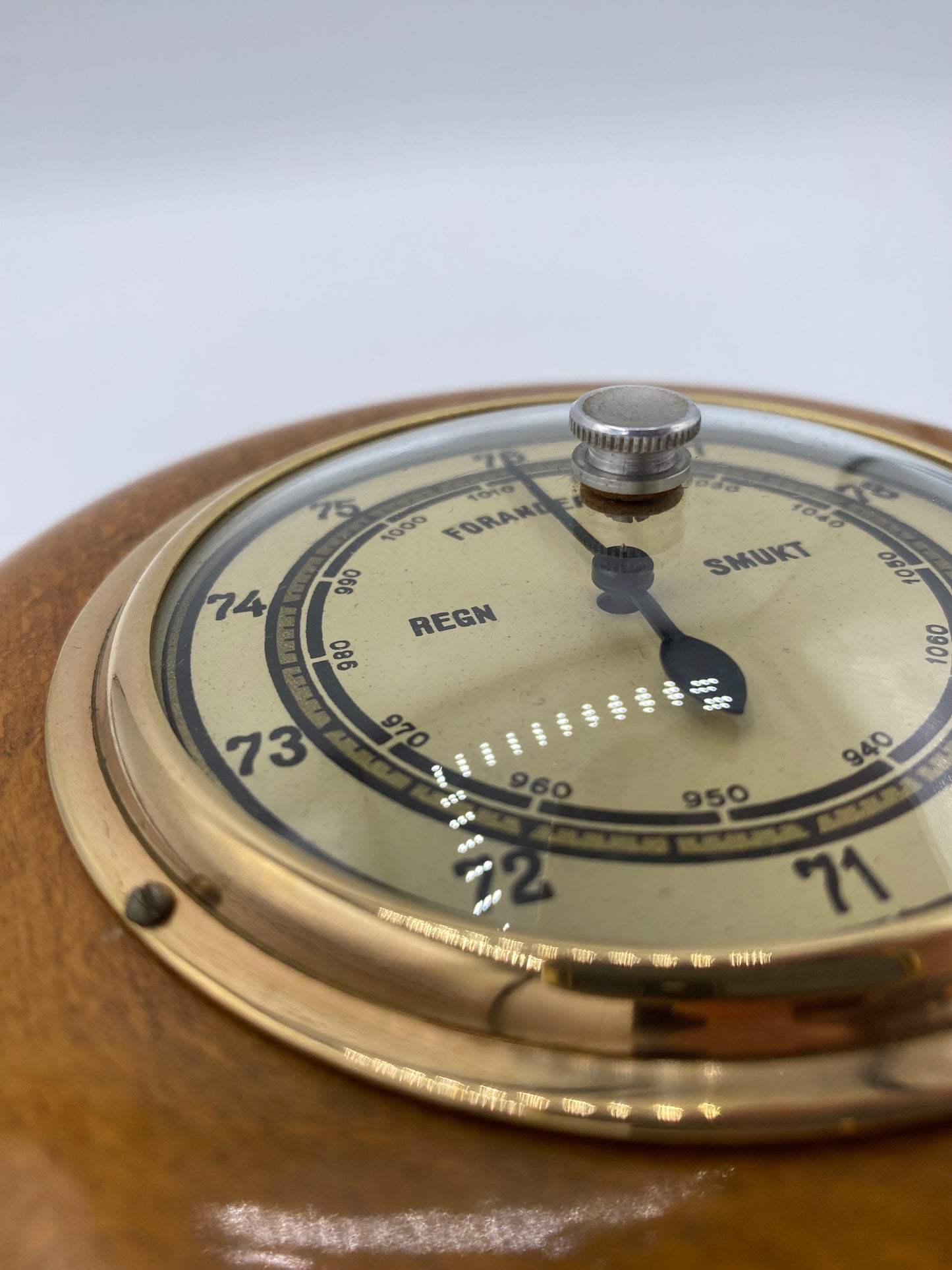 Vintage Förster Barometer. Tyskland. Midt 20. Årh