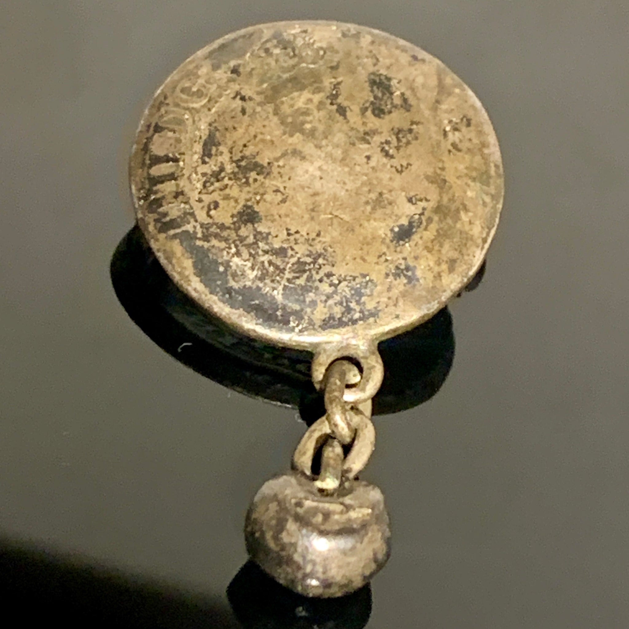 Antik sølv broche, fra 1700/1800 tallet.