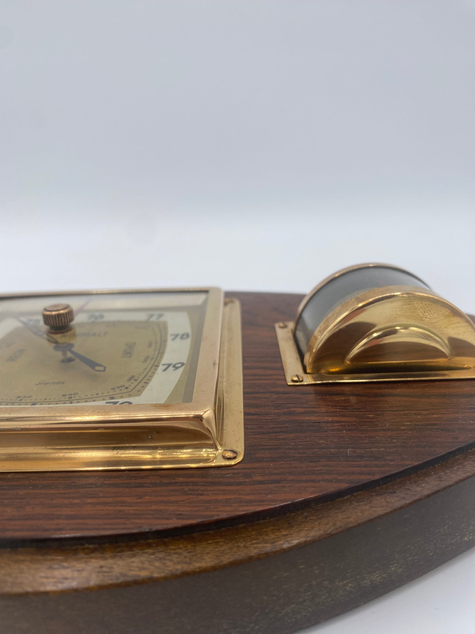 Art Deco Genia Barometer med Thermometer. Danmark. Start/midt 20. Årh