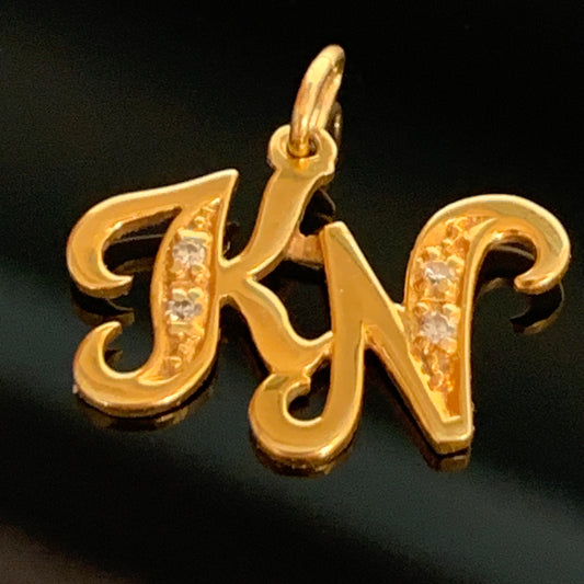 Guld vedhæng med Brillianter